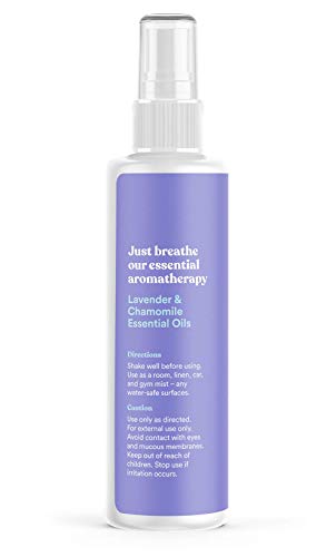 Asutra Lavender & Chamomile Essential Oil Blend, Aromatherapy Spray, 4 Fl Oz | For Face, Body, Rooms, & Linens | Helps Relax Mind & Body To Sleep | Pure Soothing Comfort #TOP2