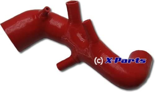 X-Parts Tubo di pressione di carico per S3 TT Leon 1.8T 20V tubo in tessuto rinforzato (rosso) 1010510