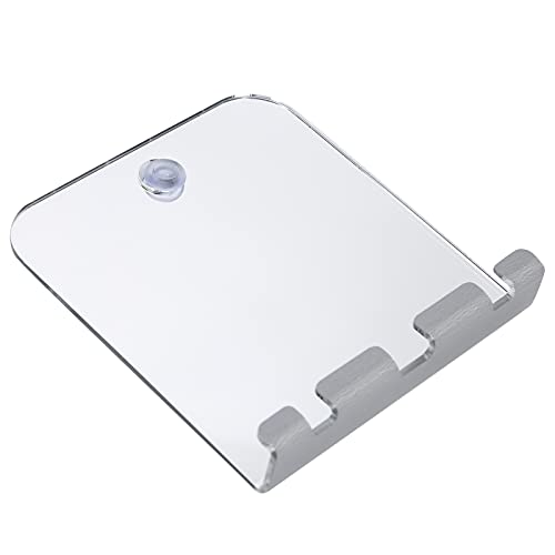 Fogless Bathroom Shaving Mirror Square Shower Mirror Shatterproof Mirror With Razor Hook For Shaving With Upgraded Suction Bathroom Mirror Bathroom Accessories #TOP2