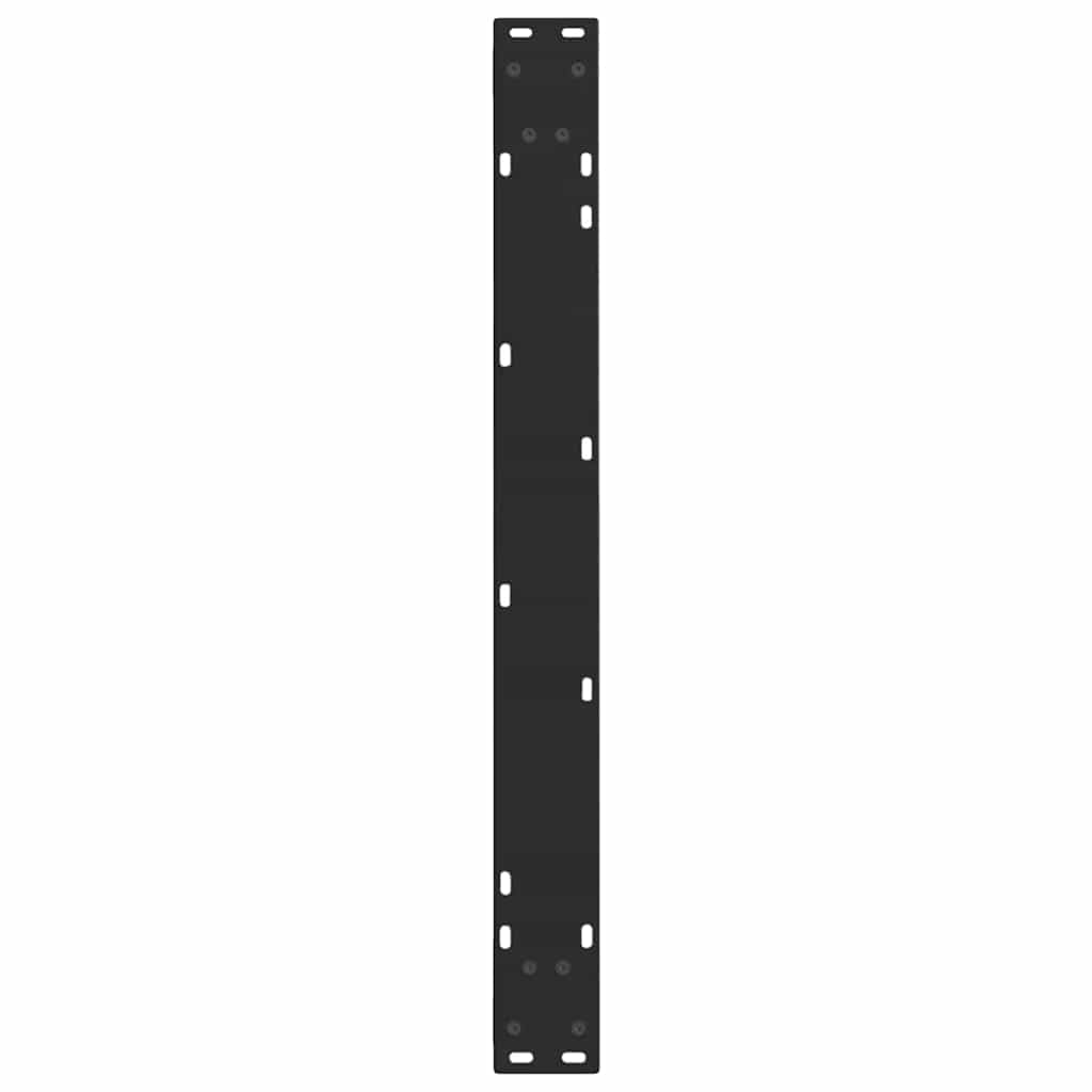 Stopy w kształcie litery V, 3 sztuki, czarne, 90 x (72-73,3 cm) stal