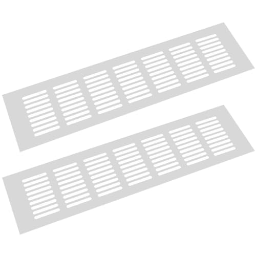 Grilles de Ventilation 80x350mm pour Éviter l'Humidité et la Surchauffe des Meubles