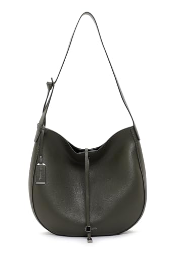 Tamaris Janika Beutel Green, sac à bandoulière modulable et spacieux