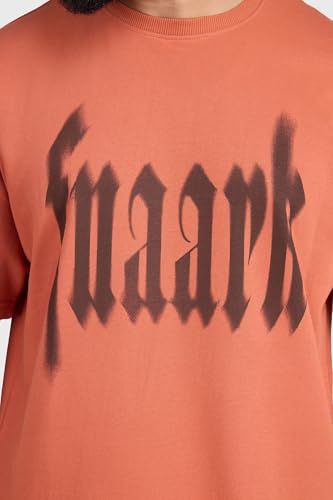 Image of FUAARK Blurred Oversized Sports and Gym T-Shirt for Men