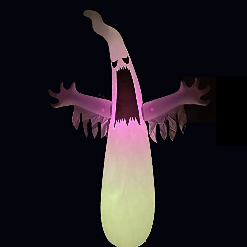Tzsmat Halloween White Ghost Outdoor Decoration Build-In Led Lights For Halloween Decorations Outdoor Yard Garden Lawn #TOP2