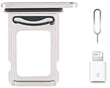 for iPhone 12 Dual SIM Card Tray Replacement for iPhone12 Nano Dual SIM Card Tray Slot Holder Adapte