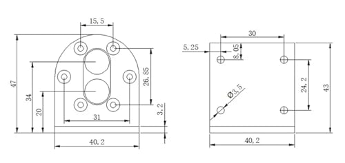 Support de moteur à engrenages pour maquettes et prototypes DIY - 6