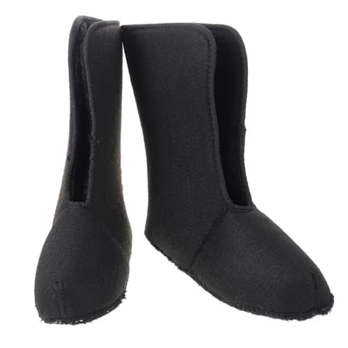 BESPORTBLE 1 Pair Insulated Snow Boots for Men with Waterproof Design and Warm Liner for Winter Fishing and Hiking Black Size 41