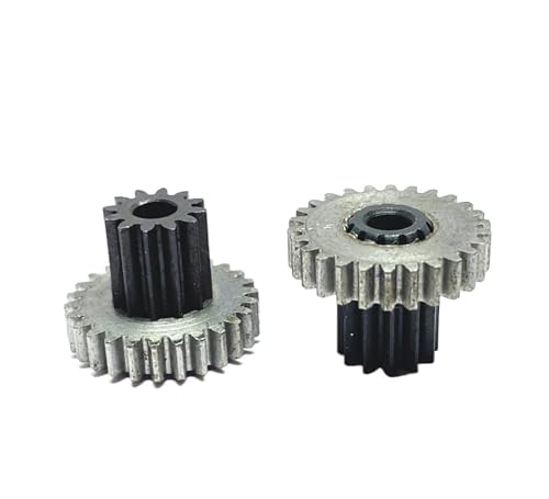 Bevel Gear Pinion Hardware Mechanical 2pcs Precision 0.5M 12T 26T 3MM Double Metal Gear