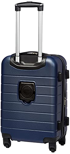 Wrangler El Dorado Lugggage Set with Cup Holder and USB Port, Navy Blue, 2 Piece