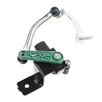 Niveausensor Leuchtweitenregelung, Vorne Links Niveausensor mit Gestänge Luftfederung, Höhensensor für VW Golf 6 Passat B7 B6 CC Q3 Tiguan 5N Touran 1T Eos Scirocco Alhambra