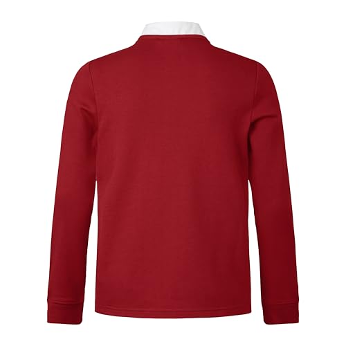 British & Irish Lions Canterbury Junior Unisex Official Canterbury Long Sleeve Classic Rugby Jersey, Red Dahlia, 14 Years - Image 2