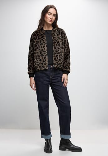 Street One Damen Fake Fur Leo-Blouson