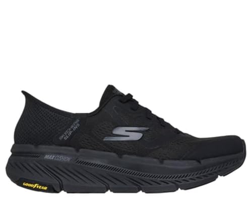 Skechers Herren Max Cushioning Premier 2.0 Ascendant Ii Slip-ins Running, Sports Shoes, Black Textile/Synthetic, 44 EU