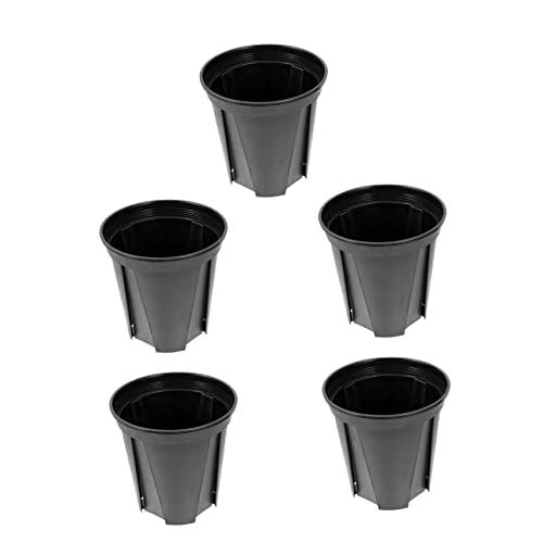 Milisten 5Pcs Creative Plastic Plant Holders for Use Durable Garden Pots for Decorating with Flowers and Plants Weather Resistant Design