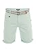 riverso Herren Chino Shorts RIVKlaas Regular Fit Gürtel Bermuda Kurze Hose Sommer Short 98% Baumwolle Grün w36, Größe:W 36, Farbe:Middle Green (12300)