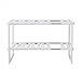 GJSN Küchenregal Organizer Rack, Küchenregal, Edelstahl Teleskop Unterwaschbecken Rack Mehrschichtiges Lagerregal Bodenregal,Weiß