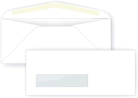 #10 Single Window (Digital) Envelope - 24# White (4 1/8 x 9 1/2) (Box of 500)