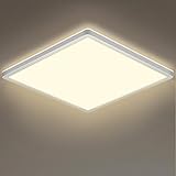 Breite Anwendung. Das einfache Design und die flache Form machen diese warmweiße LED-Deckenleuchte zu einer Lichtquelle für viele Wohnstile. Mit Schutzklasse IP44 eignet sich die LED Deckenleuchte daher perfekt für breite Anwendungen in Bad, Keller, Balkon, Abstellraum, Innenhof usw.