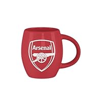 FOCO Offizielles Lizenzprodukt Arsenal FC Klassischer Buchstabenmuster-Mug, Tasse-Becher