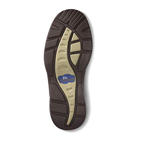 Dr. Comfort William Black Diabetic Shoes for Men-Easy Off with Removable Shoe Insole-Everyday Office Wear Shoes3