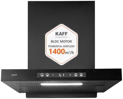KAFF 60cm T-Shape BLDC Chimney, Installation Kit Included, KET 60B-DC