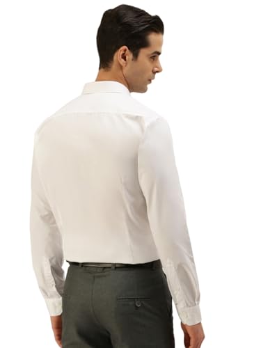 Image of RAMRAJ COTTON Men Full Sleeve Shirt | Prestigious Fit | Elegant Daily Formal Wear