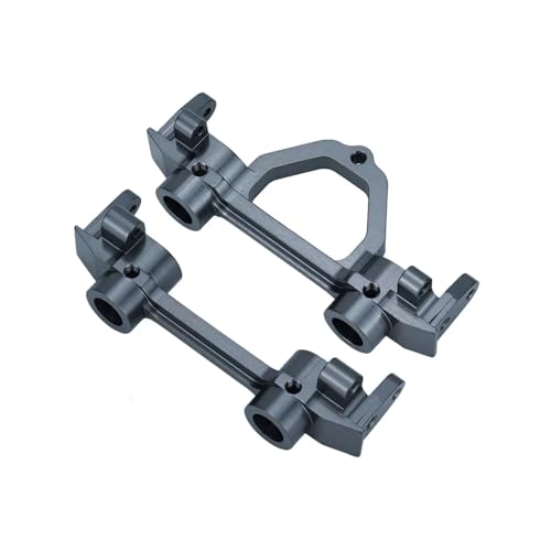 Support traverse Axial SCX10 en aluminium gris pour pare-chocs avant et arrière 1/10