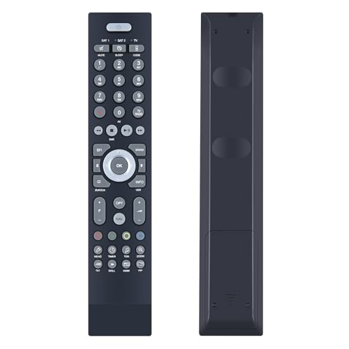 WKOLF FBDVR401 FBDVR401B 2530401010102 Ersatz-Fernbedienung für TechniSat HDVISION32 Digital-PR-S DIGIPAL-1 HDTV-46 S2 TECHNISTAR-S-1 TV555000 TechniStar-S1+ TechniStar-S2 VISION32 HD-S 223. DV