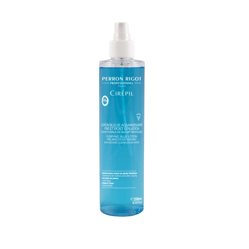 Lotion bleue assainissante Cirépil 250ML (pré/post épilation) Perron Rigot