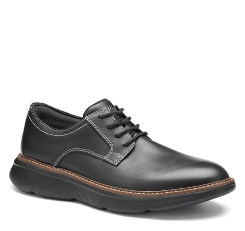 Johnston & Murphy Upton GL3 Luxe Hybrid Wingtip Men’s Shoe – Casual Dress Shoes for Men, Seam-Sealed Waterproof Leather Shoes