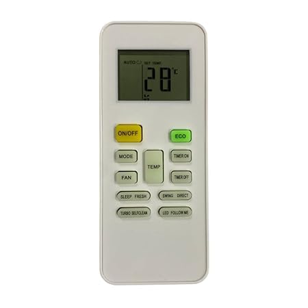 Replacement Remote Control Compatible for Sanyo AC Remote Control(Remote No:-29F)-Please Match The Image with Your Old Remote Before Placing The Order (White)-picture-11
