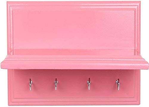 Image of Wooden Wall Shelf (Pink)