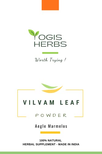Yogis Herbs Premium Vilvam Leaf Powder (Aegle Marmelos/Bael/Bilva) 1 Lb Fresh & Pure 16.0 Ounce (Pack Of 1) Green #TOP1