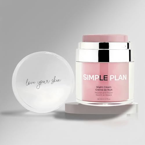 SIMPLE PLAN Hydrating Night Cream with Ceramides & Hyaluronic Aci...