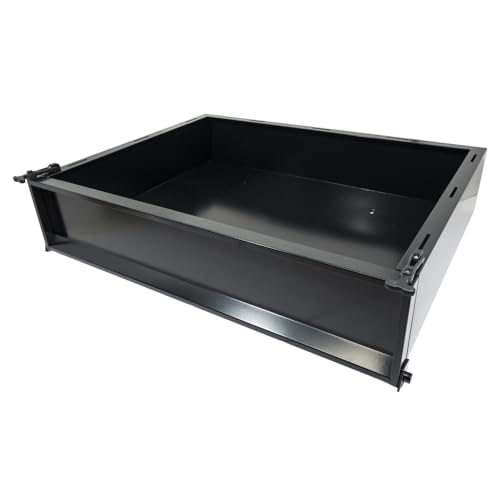Gtw Golf Cart Cargo Box | Universal Fit | Compatible With Club Car, Ezgo, Yamaha And Other Makes &Amp; Models | Black Steel