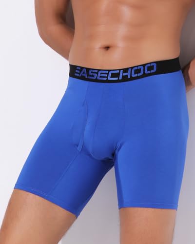 Men's Underwear,Rayon Made from Bamboo Men Boxer Briefs,Ultra Soft,Breathable,No Riding Up Leg,7 Pack2