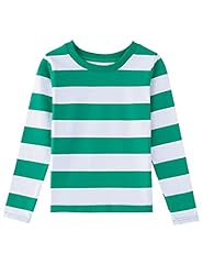 Green and White Stripe