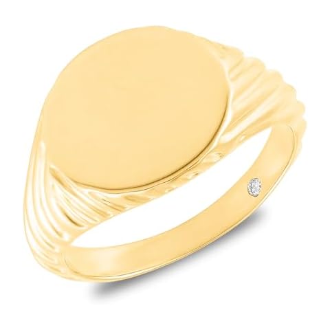 MAX + STONE Vermeil Hidden Diamond Ring Cover