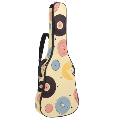 Sac de transport guitare acoustique rembourré grand format 41 42 pouces