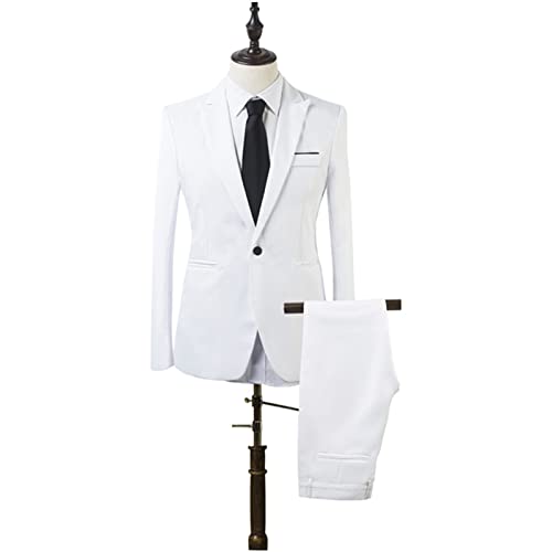 Men's Suit Slim Fit,3 Piece Suits for Men,One Button Solid formal Jacket Vest Pants Set With Tie Party Tuxedo Set3
