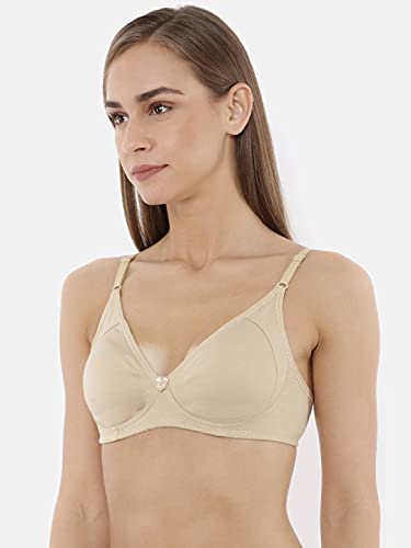 Image of Macrowoman W-Series Women's Cotton Blend Padded Wire Free Modern Seamless Bra