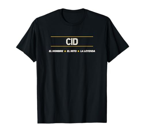 CID - El Hombre El Mito La Leyenda | Nombre Ropa - T-Shirt