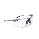 Sellstrom XM340RX Safety Glasses with Readers - Wraparound Bifocal Eyeglasses for Men/Women - ANSI Z87.1 - 2.5X Magnification