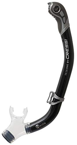 Kit de Mergulho Máscara+respirador Cressi Ikarus Semi Dry - Cinza