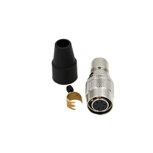 Hirose HR10A conector circular macho/hembra 6 pines miniatura 5