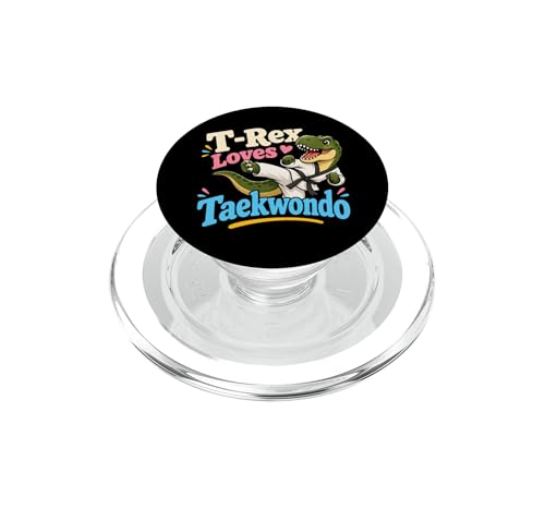 PopGrip de T-Rex Taekwondo para MagSafe el regalo perfecto de artes marciales
