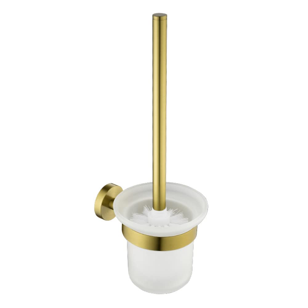 Ensemble d'accessoires de salle de bains or brossé en acier inoxydable haut de gamme