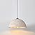 SXHJLHC 11.8-inch Dome Pendant Light Wabi-Sabi Lighting Fixture Nordic Resin Hanging Lamp Japanese Creative Concrete Ceiling Chandelier for Kitchen Island Dining Room Foyer
