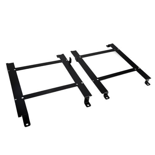 Areyourshop Low Mount Tensile Steel Seat Brackets, Racing Seat Mounting Brackets fit for Corvette C5 1997-2004