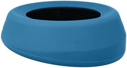 Kurgo Splash Free Wander Dog Water Bowl, Blue